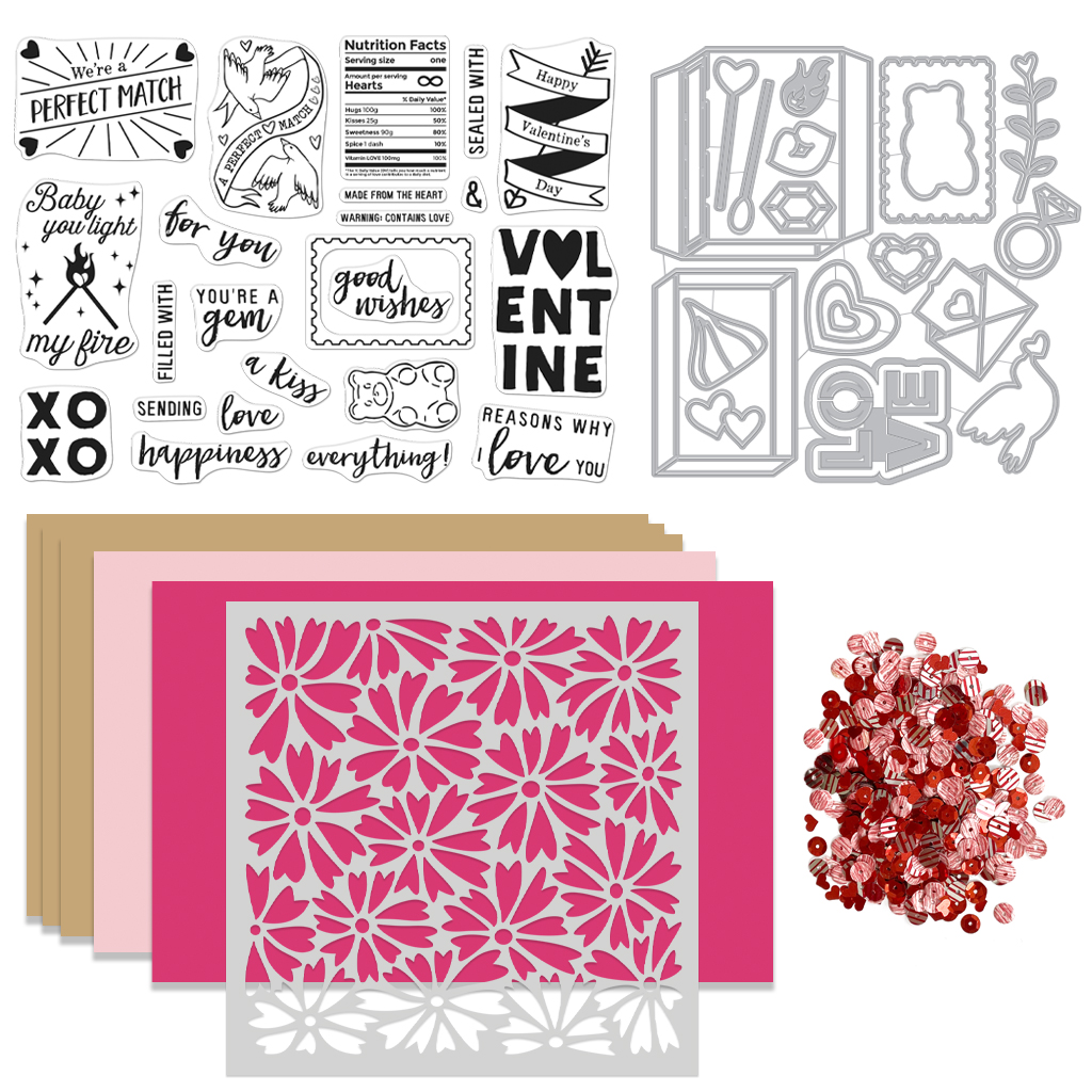 Hero Arts PS300 Paper, Hero Hues Premium Cardstock Peony